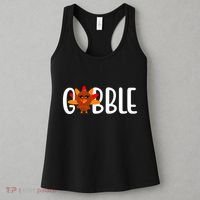 Gobble Turkey Thanksgiving Women's Tank Top thumb 3