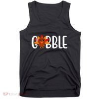 Gobble Turkey Thanksgiving Tank Top thumb 0