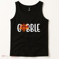 Gobble Turkey Thanksgiving Tank Top thumb 2