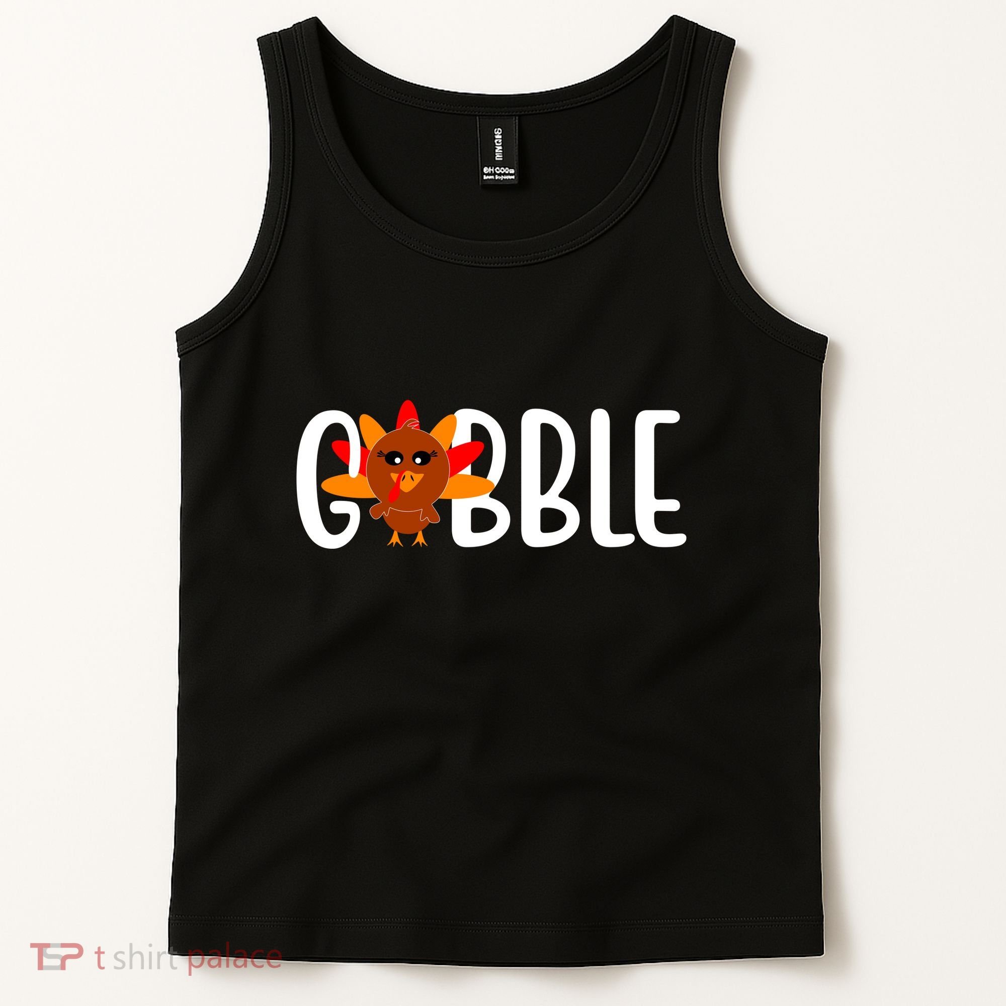 Gobble Turkey Thanksgiving Tank Top