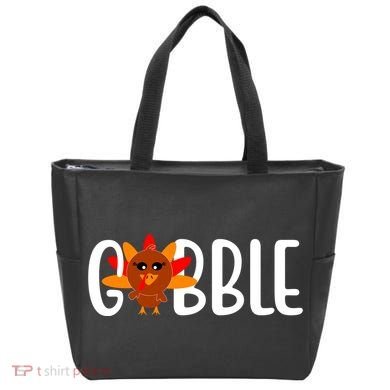 Gobble Turkey Thanksgiving Tote Bag