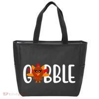 Gobble Turkey Thanksgiving Tote Bag thumb 0