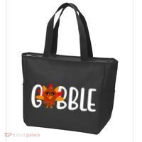 Gobble Turkey Thanksgiving Tote Bag thumb 3