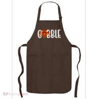 Gobble Turkey Thanksgiving Apron thumb 0