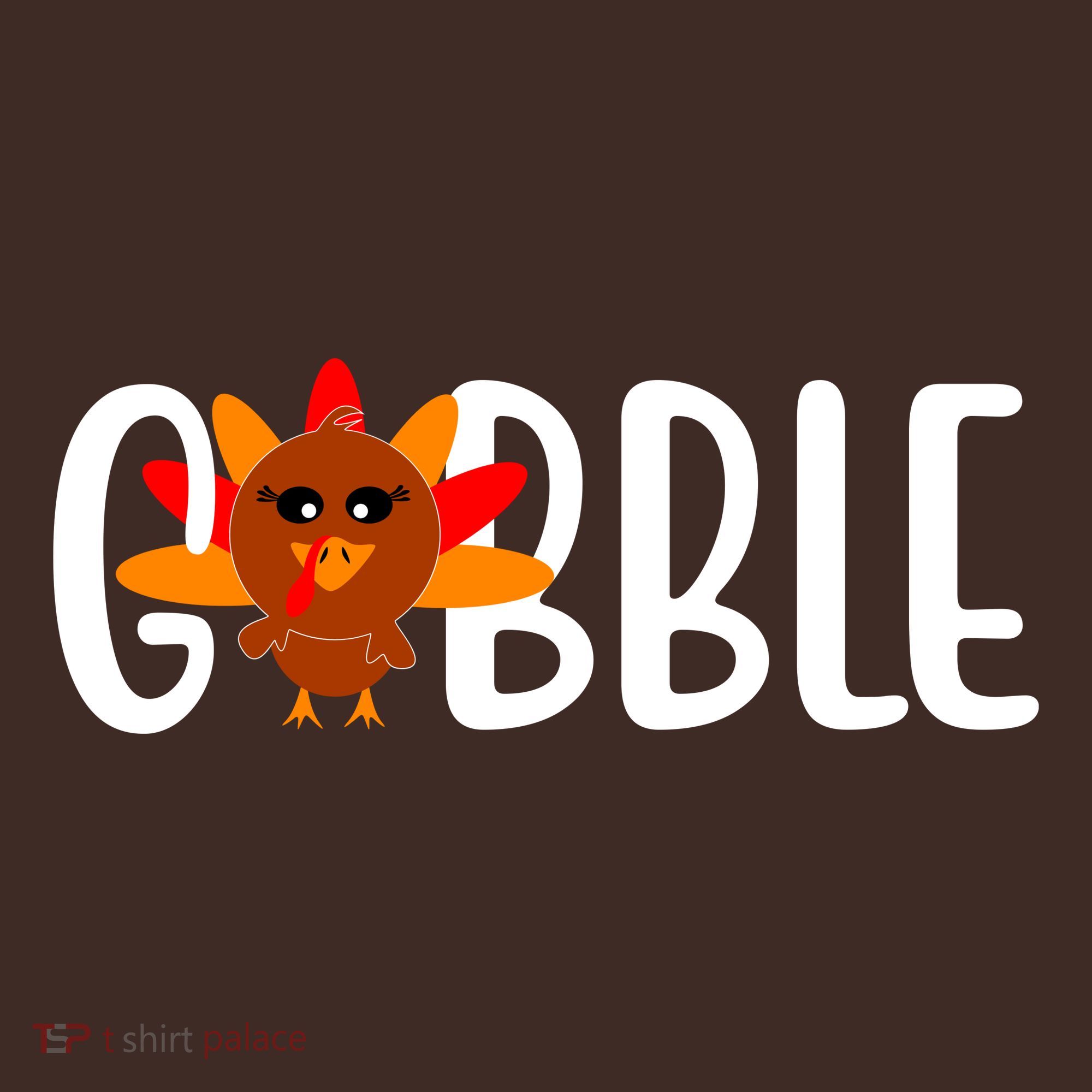 Gobble Turkey Thanksgiving Apron