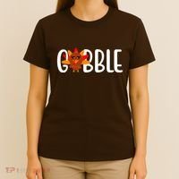 Gobble Turkey Thanksgiving T-Shirt thumb 4