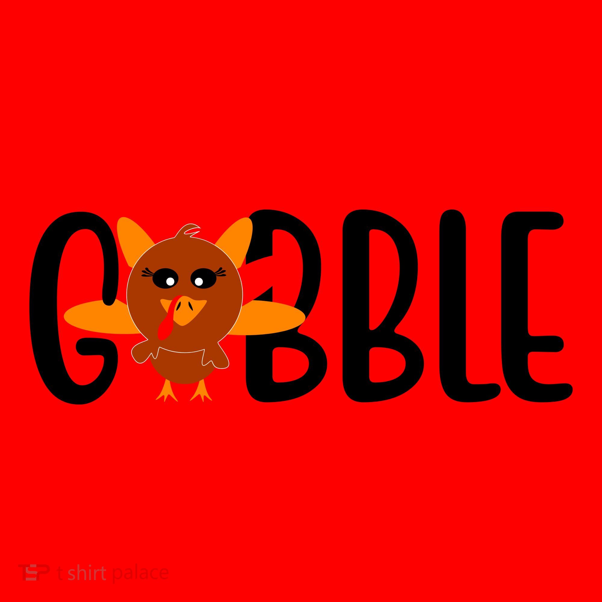 Gobble Turkey Thanksgiving Santa Hat