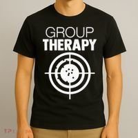 Group Therapy Target Practice Shooting Range Humor Gun Lover T-Shirt thumb 3