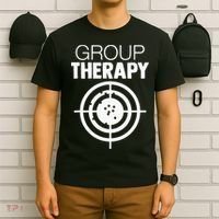 Group Therapy Target Practice Shooting Range Humor Gun Lover T-Shirt thumb 6