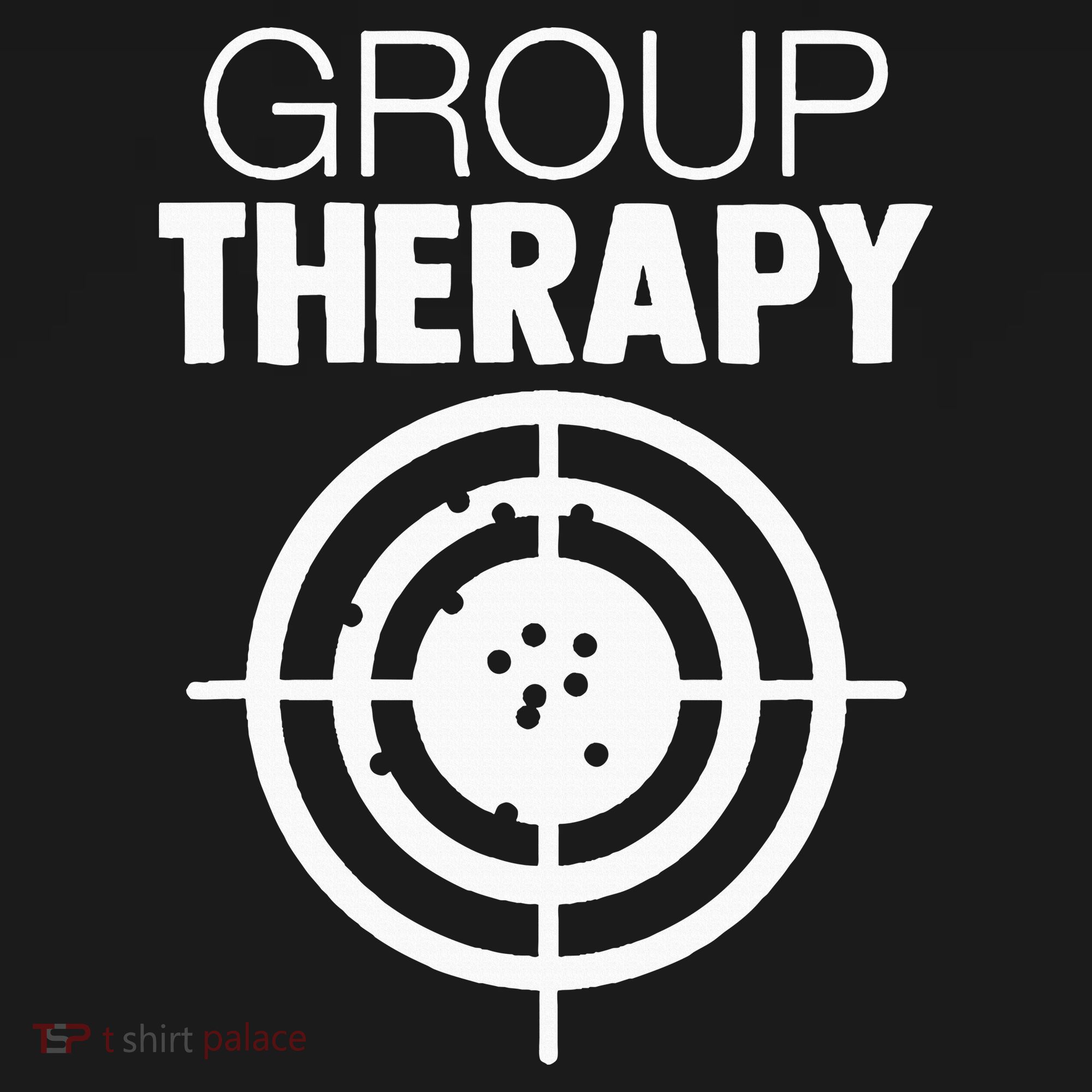 Group Therapy Target Practice Shooting Range Humor Gun Lover Backpack