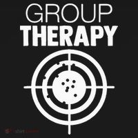 Group Therapy Target Practice Shooting Range Humor Gun Lover Polo thumb 3