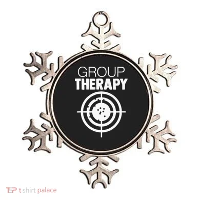 Group Therapy Target Practice Shooting Range Humor Gun Lover Ornament
