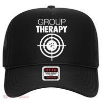 Group Therapy Target Practice Shooting Range Humor Gun Lover Hat thumb 0