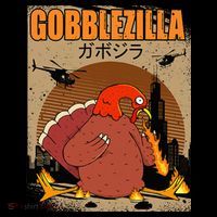 Gobblezilla Turkey Thanksgiving Doggie Tank thumb 4