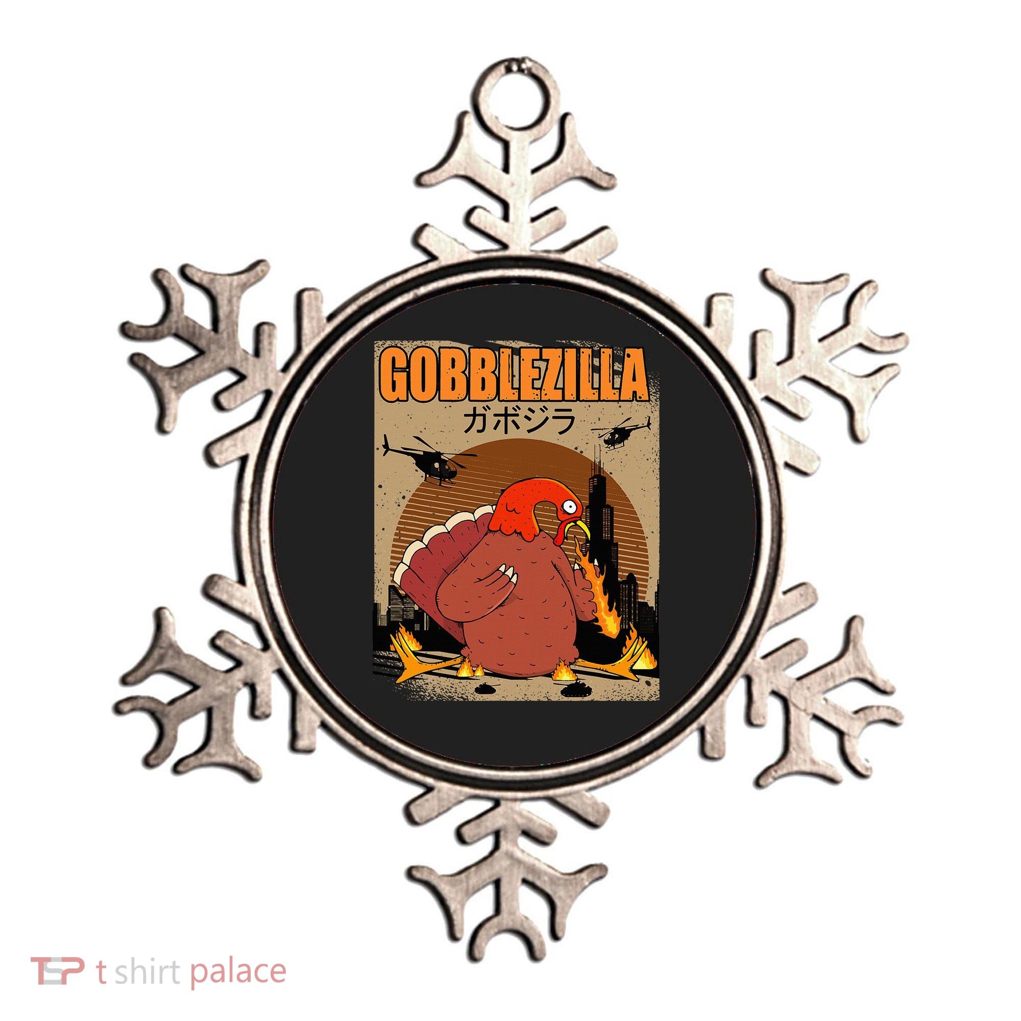Gobblezilla Turkey Thanksgiving Ornament