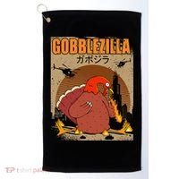 Gobblezilla Turkey Thanksgiving Golf Towel thumb 0