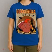 Gobblezilla Turkey Thanksgiving T-Shirt thumb 4