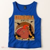 Gobblezilla Turkey Thanksgiving Tank Top thumb 2