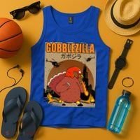 Gobblezilla Turkey Thanksgiving Tank Top thumb 4