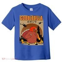 Gobblezilla Turkey Thanksgiving Toddler T-Shirt thumb 0