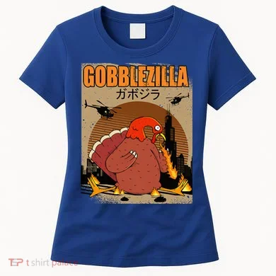 Gobblezilla Turkey Thanksgiving Women's T-Shirt