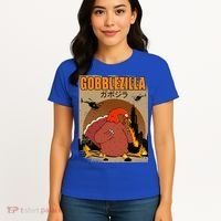 Gobblezilla Turkey Thanksgiving Women's T-Shirt thumb 4