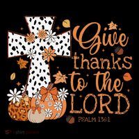 Give Thanks To The Lord Jesus Cross Pumpkin Thanksgiving Coffee Mug thumb 5