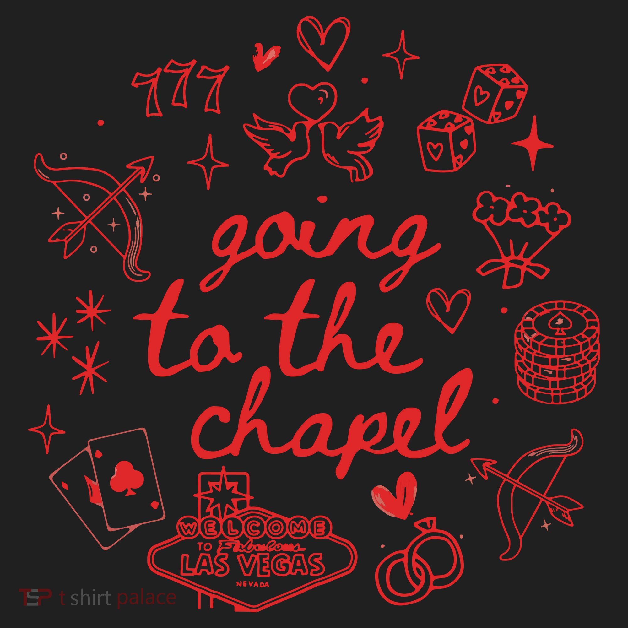 Going To The Chapel Las Vegas Theme Women's Sweatshirt