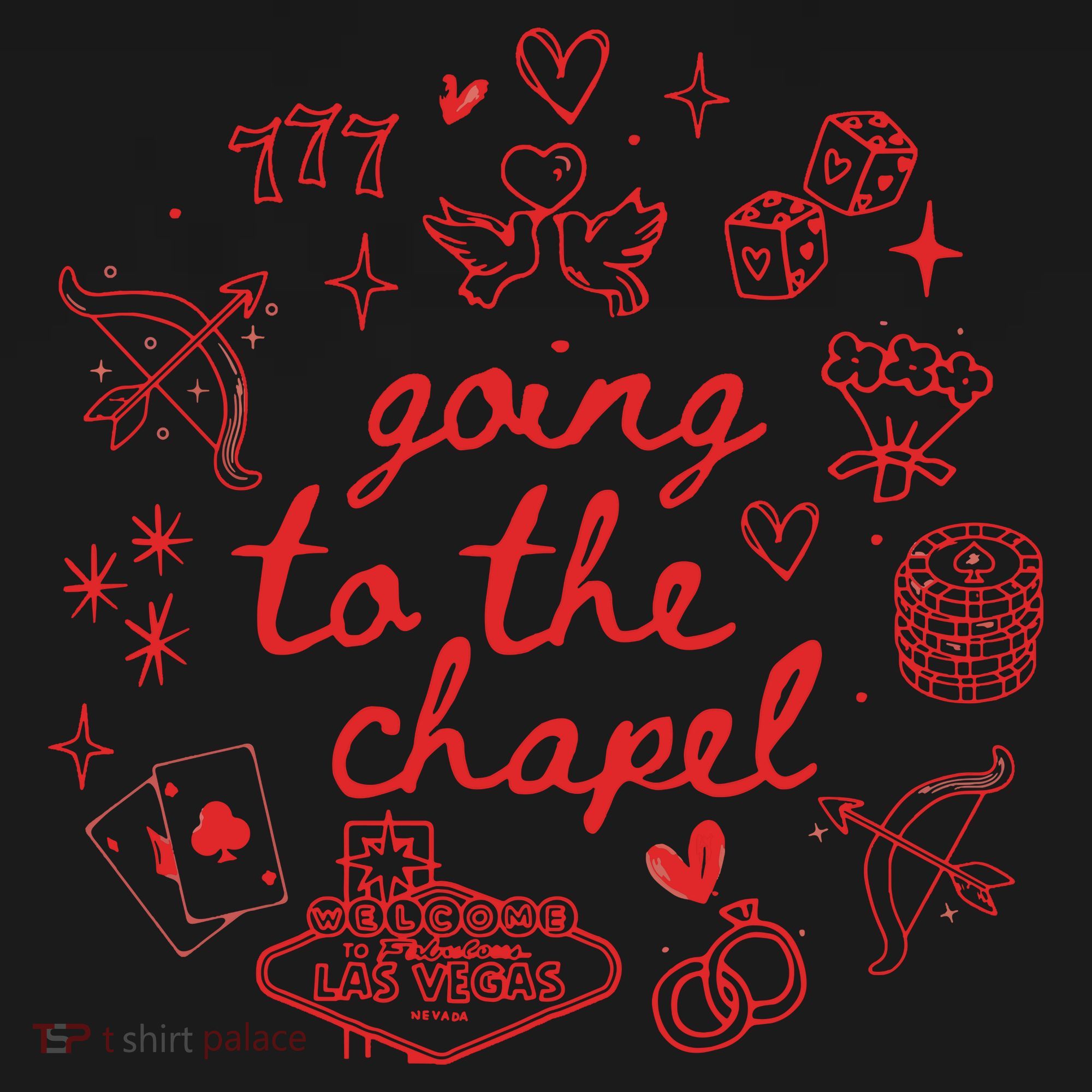 Going To The Chapel Las Vegas Theme Backpack