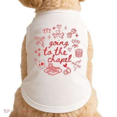 Going To The Chapel Las Vegas Theme Doggie Tank