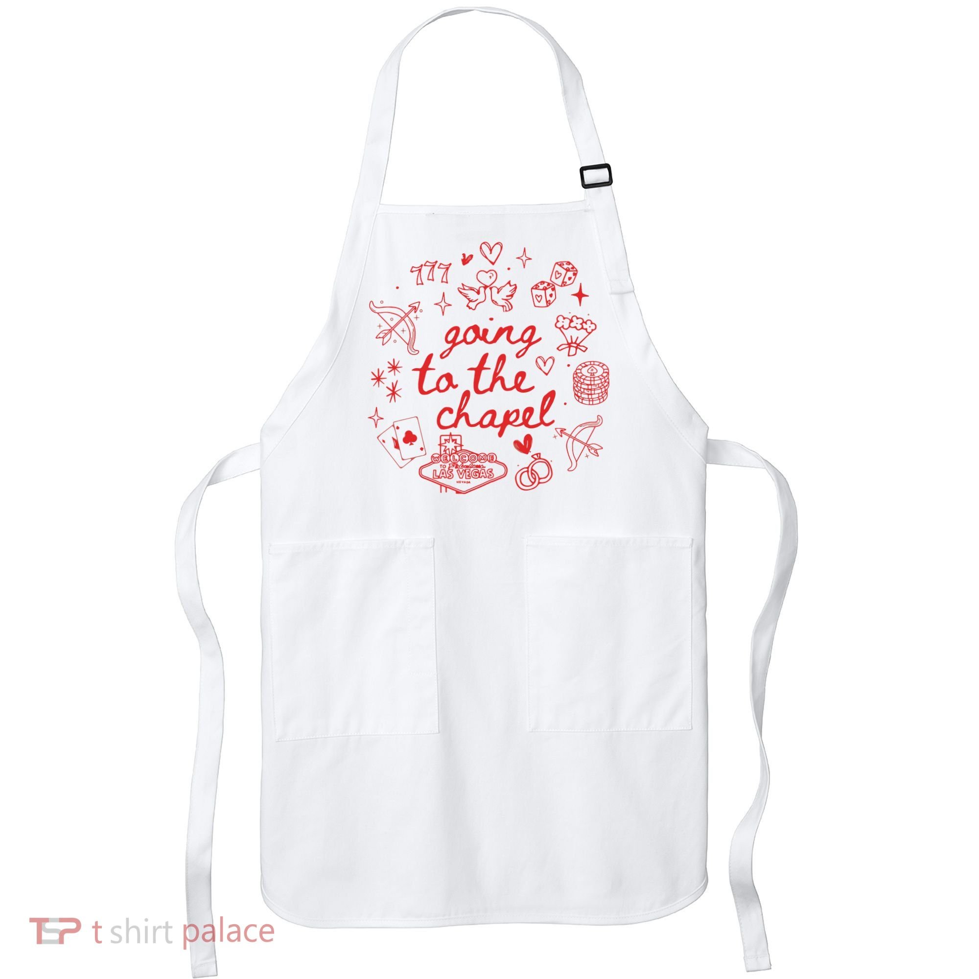Going To The Chapel Las Vegas Theme Apron