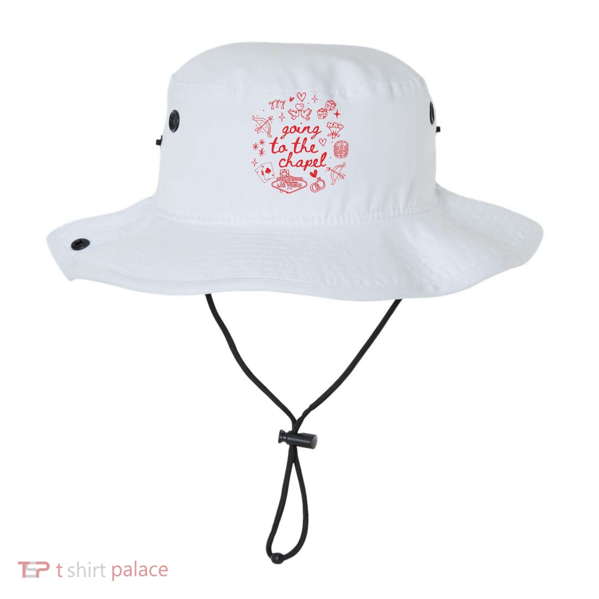 Going To The Chapel Las Vegas Theme Bucket Hat