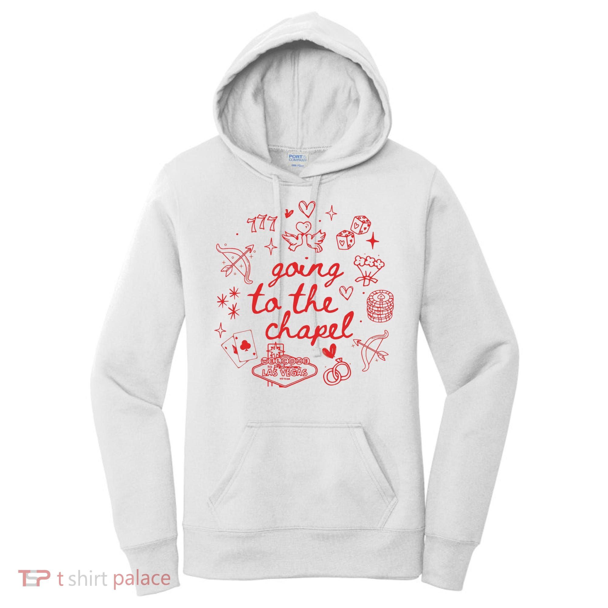 Going To The Chapel Las Vegas Theme Women's Hoodie