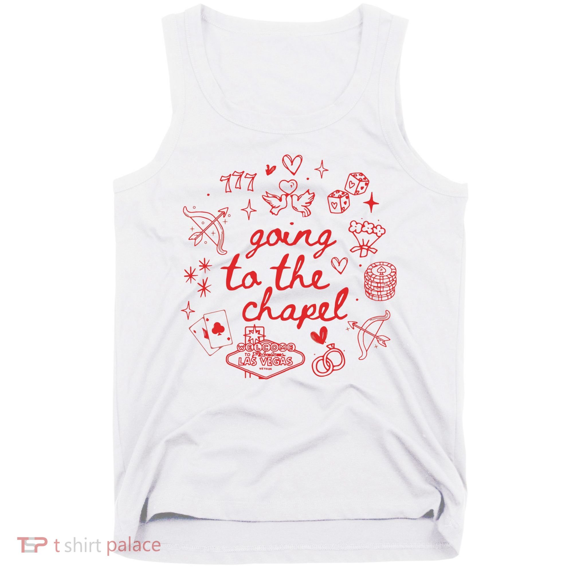 Going To The Chapel Las Vegas Theme Tank Top