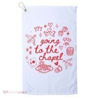 Going To The Chapel Las Vegas Theme Golf Towel thumb 0