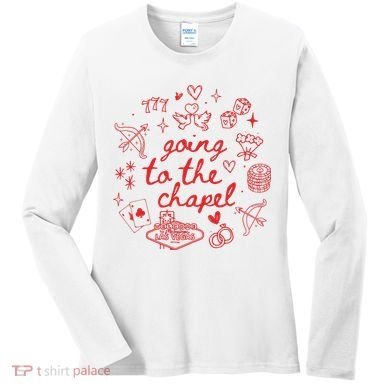Going To The Chapel Las Vegas Theme Women's Long Sleeve Shirt