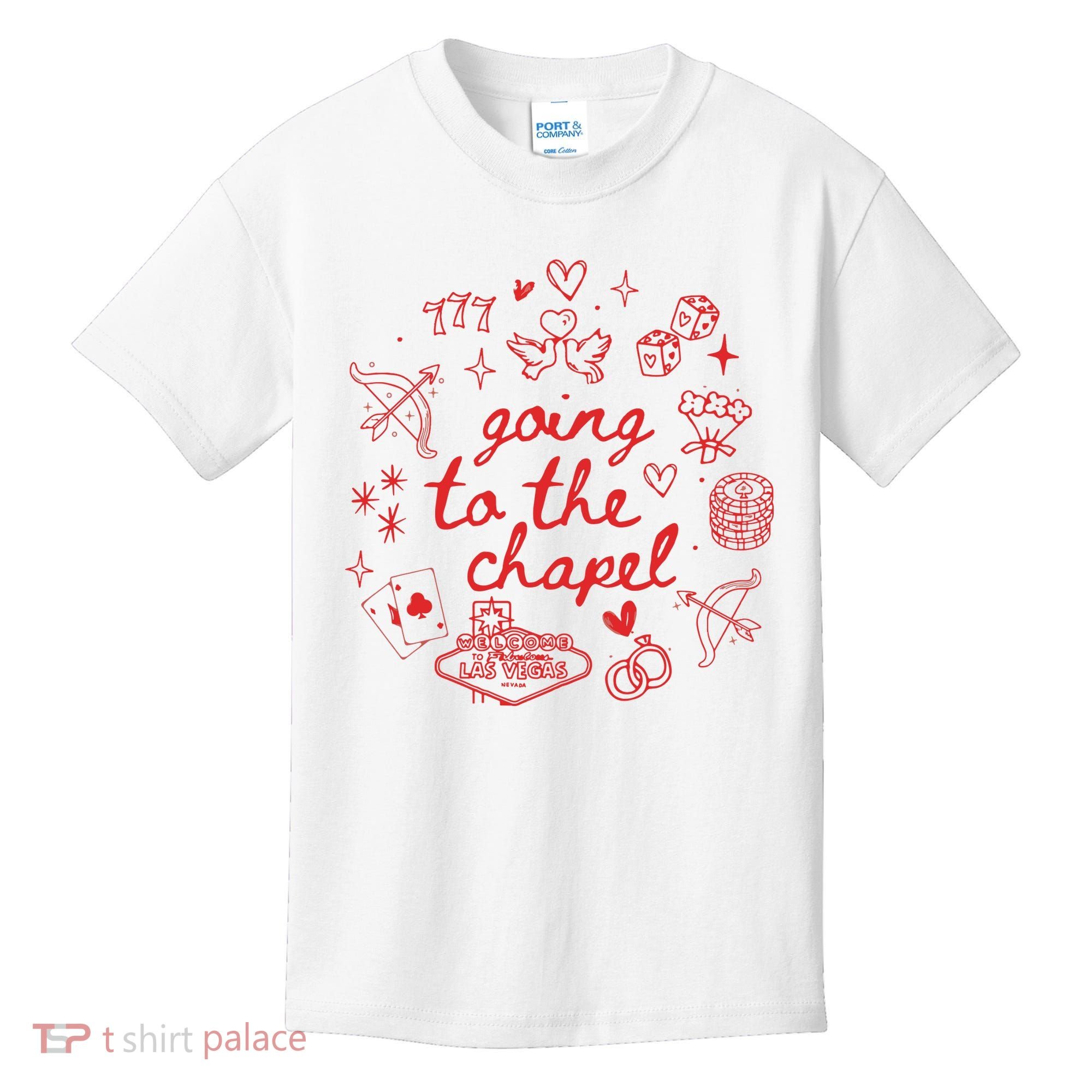 Going To The Chapel Las Vegas Theme Kids T-Shirt