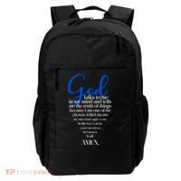 God Talks To Me Amen Funny Christian Backpack thumb 0