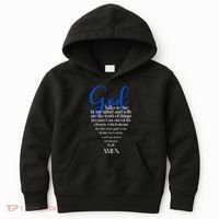 God Talks To Me Amen Funny Christian Kids Hoodie thumb 0