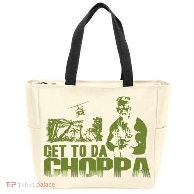 Get To The Choppa Tote Bag