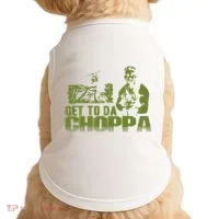 Get To The Choppa Doggie Tank thumb 0