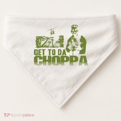 Get To The Choppa USA-Made Doggie Bandana