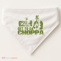 Get To The Choppa USA-Made Doggie Bandana thumb 0
