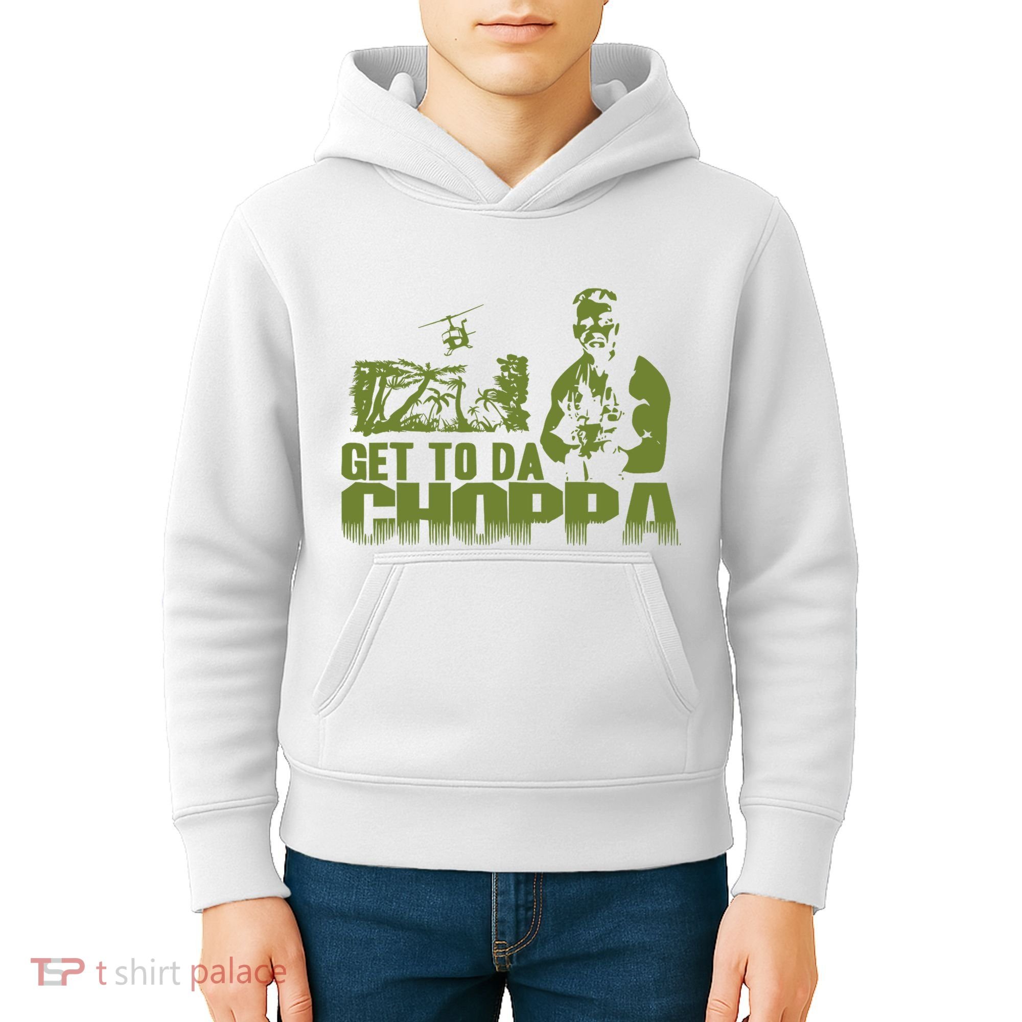 Get To The Choppa Kids Hoodie