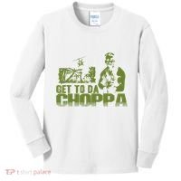 Get To The Choppa Kids Long Sleeve Shirt thumb 0