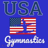 Girl Tumbling Team Gear Gymnast Gymnastics Usa American Flag Cute Gift T-Shirt thumb 7