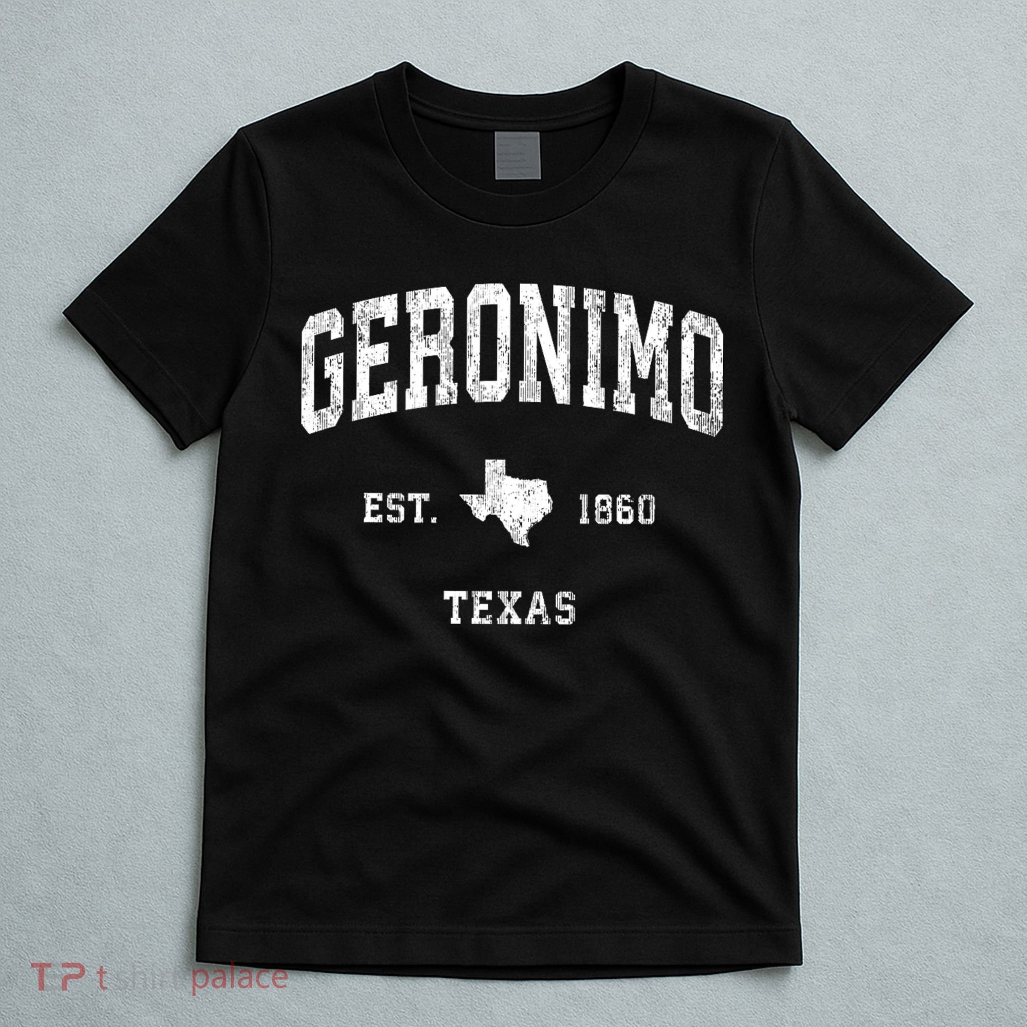 Geronimo Texas Tx Vintage Athletic T-Shirt