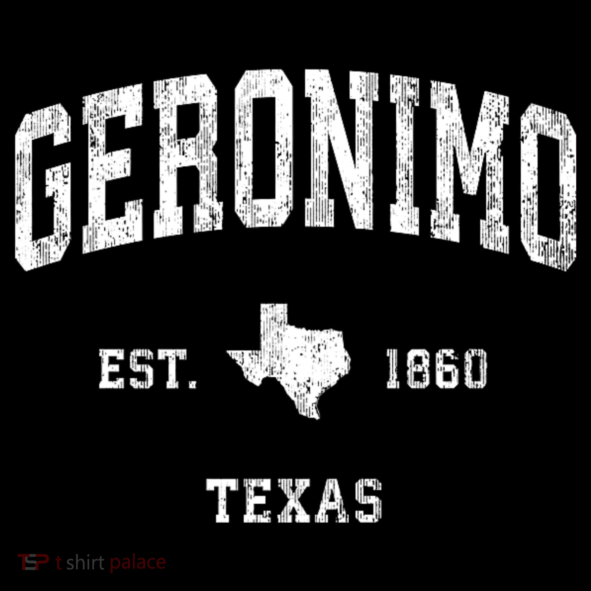Geronimo Texas Tx Vintage Athletic T-Shirt