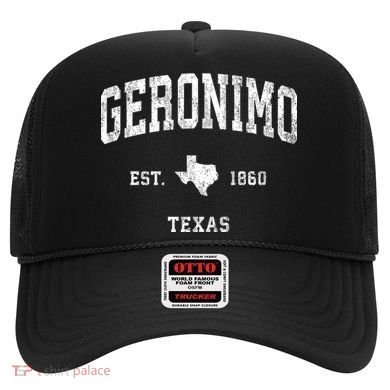 Geronimo Texas Tx Vintage Athletic Hat