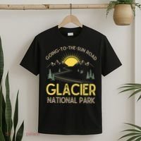 Going To The Sun Road Glacier National Park Retro Montana T-Shirt thumb 2